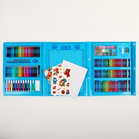 New Year's set for creativity "New Year! Cheerful snowman ", with an easel, 208 items-1