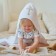 Baptum towel with embroidery 100% cotton, 75 x 75 cm