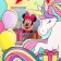Gift package, 46x31x13 cm, plastic window, packaging, Minnie Mouse and unicorn