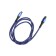 Type-C cable-Type-C, 3 A, 66 W, fast charging, fabric braid, 1 meter, blue