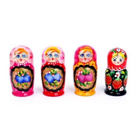 Matryoshka 3 in 1, painted, mix-5