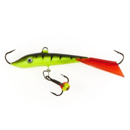 Balancir Lucky John Fin 4 + tee, 6 cm, color 31rt blister-4