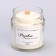 Aromatic candle made of soy wax in a bank, 150 g, pink champagne