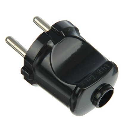 Electric fork Universal A0113, without grounding, 6 A, 250 V, euros, black-1