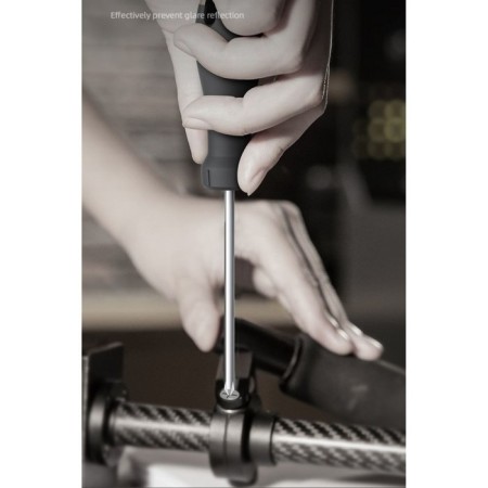 Cross screwdriver Deli, handle made of high -quality software plastic, PH0 x 75 mm-2