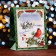 Gift package "Bullfinch on a branch", 18 x 22.3 x 10 cm