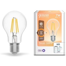 Smart lamp Gauss Iot Smart Home E27 6.5W 806lm Wi-Fi (pack: 1pc) (1200112)