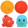 A set of bath toys "Funny bathing", 4 pcs, crush me