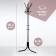Floor hanger "Comfort" (VK6/h), 60 × 60 × 180 cm, black color
