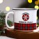 New Year! New Year's ceramic mug "Happy New Year", 450 ml, white color