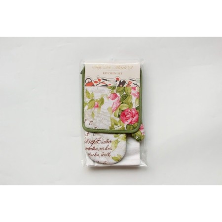 Kitchen kit No. 1: Take, mittens, towel 38x63 cm