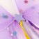 Carnival set "Butterfly" 2 items: skirt, wings, purple color