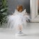 Souvenir Polystone "Angel-Land with braids, in a white skirt" Pooh 10x3x5 cm