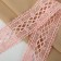 Lace Hipure, 40 mm × 11 ± 1 m, pale pink color