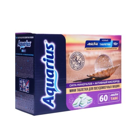 PMM tablets "Aquarius" Power of Minerals+ active oxygen, mini Tabs, 60 pcs