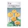 Seeds of Tsinnia Flowers Elegant Oklahoma Golden Yelowu, 10 pcs