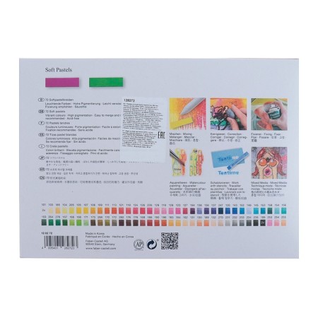 Pastel Dry Artistic Soft Faber-Castell Gofa Mini, 72 colors-4