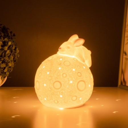 Bulbed Bunny Bunger E14 40W white 15x15x18 cm-2