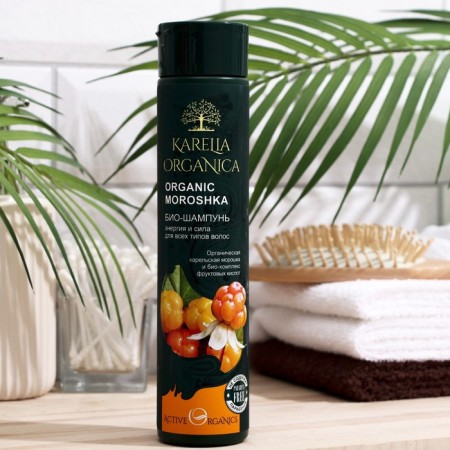 Karelia Organica Bio-Shampoo "Organic Moroshka" Energy and Strength, 310 ml
