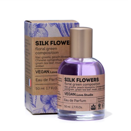 Women's perfumery water Vegan Love Studio Silk Flowers, 50 ml (based on Eclat A`arpege (Lanvin)