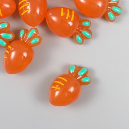 Busina for creativity plastic "Carrots" 3.2x2.3x1.5 cm