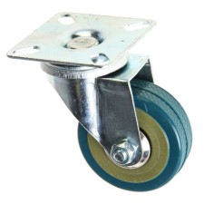 Furniture wheel, d = 50 mm, without brake, gray