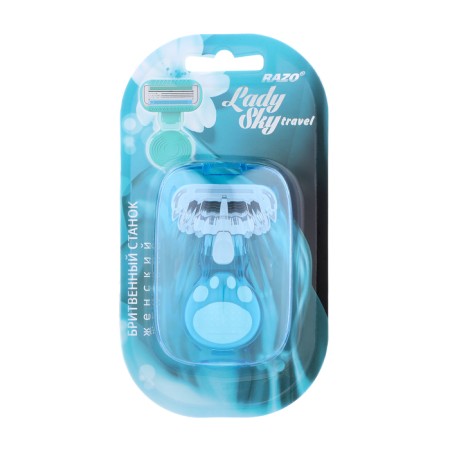 Women's shaving machine Ladysky + Casset 4 blades with a floating head