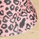 Panam hat for a bath with a print "Pink leopard"