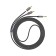 Audio cable Hoco UPA10, 2XRCA - Jack 3.5mm, 1.5 m, gray