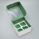 Box for cupcakes Folding with bilateral application "New Year's miracle", 16 x 16 x 10 cm, New Year