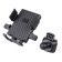 Skyway phone holder, deflector, width 58-85mm, 360 °, black carbon