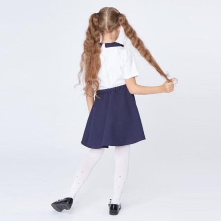 School skirt "Podsolnets", blue color, height 152 cm (40)-4