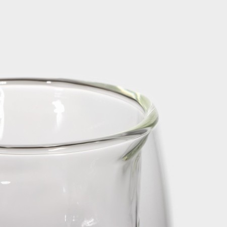 Set of glass piles with double walls "Almaz", 100 ml, 6 pcs-4