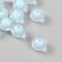 Beads for creativity plastic "Blue" glossy set 30 grams d = 1.6 cm