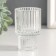 Glass "Cylinder. Column" Bilateral Transparent D-2 and 3.5 cm 4.2x4.2x6.8 cm