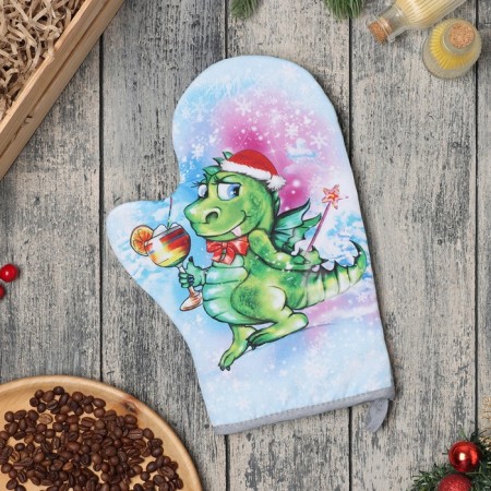 Mittens-Open "Fairytale Dragon" 20x28 cm, 35% HL, 65% PE, Vatin 250 g/m2