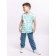 T -shirt for a boy, height 104 cm, multicolor color