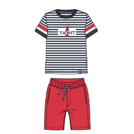 Set for the boy PlayTude: T -shirt and shorts, height 116 cm-5