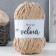 Yarn "Velour" 100% micropoliester 170m/100g (843 beige)