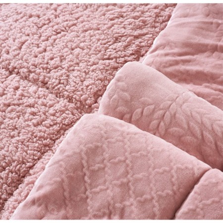 Aramis blanket, size 200x220 cm, pink color-1