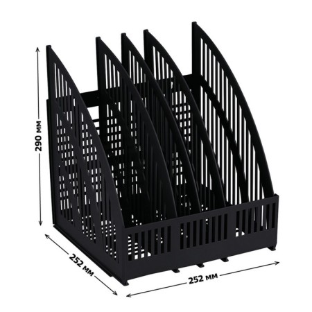 Capital, vertical, line, 4 compartments, black-1