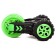 Radio -controlled machine "Combolation - transformer", works on the battery, the color of the green