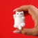 The Mashka Antistress "My Heart", a cat, 6 x 3.5 cm.