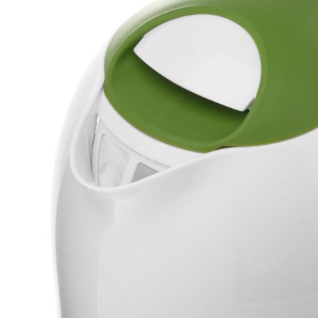 Electric kettle Energy E-293, plastic, 1.7 l, 2200 watts, white-green-1