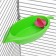 Bath-bush for birds "leaflet", 18.3 x 9 x 3.8 cm, mix of flowers