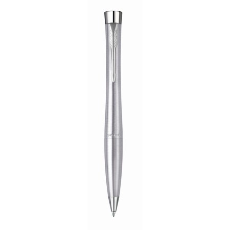Ballpoint handle Parker Urban Core K314 Metro Metallic CT M, 1.0 mm, brass body, blue ink (2143641)-1
