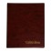 Album for coins on rings, Optima format 230 x 265 mm Calligrata, includes up to 20 sheets, cover cover, brown cover