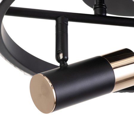 Acropolus chandelier 35W LED black, gold 2700-6400K 30x30x15cm-10