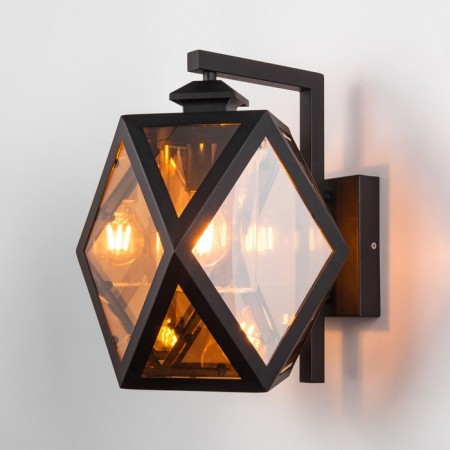Lamp wall street Elektrostandard, Ambra, 360x280x335 mm, E27, black color-1
