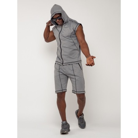 Sports suit men's, size 52-54, light-gray color-5